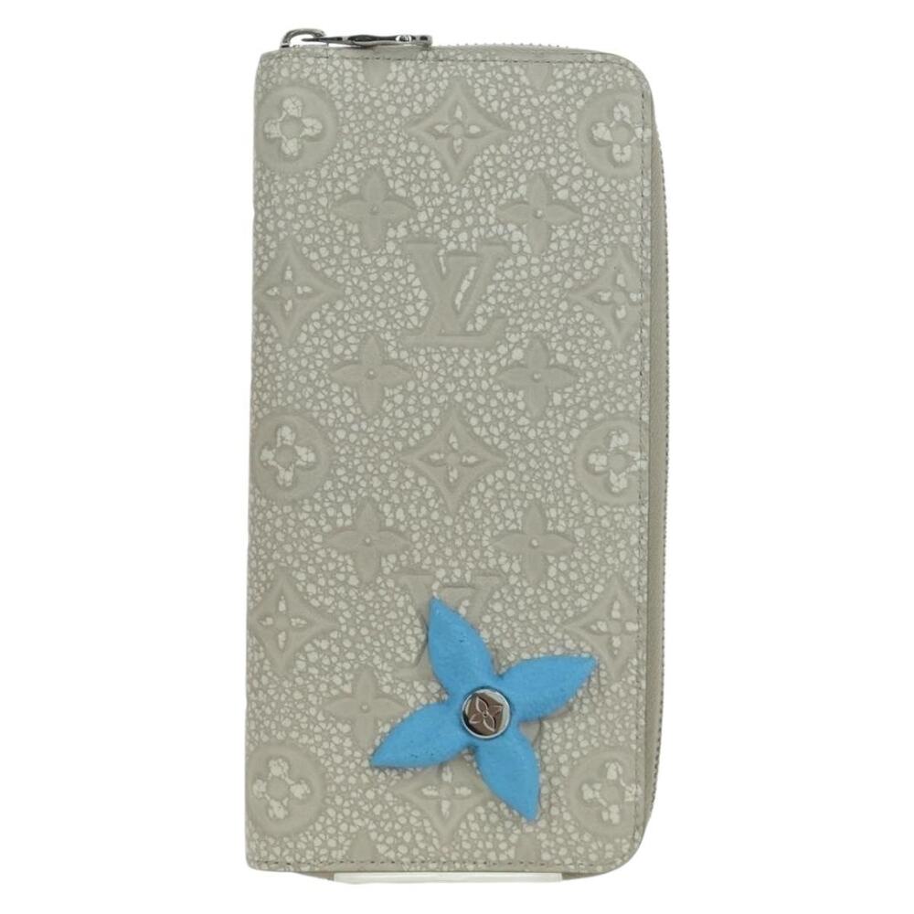 Louis Vuitton Taurillon Climbing Zippy Wallet Vertical Ivory